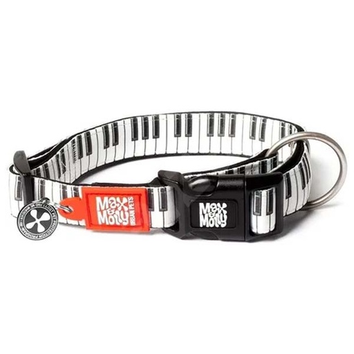 [2600188083] M&M COLLAR ID/SMART Piano M (2.0x34/55 cm)
