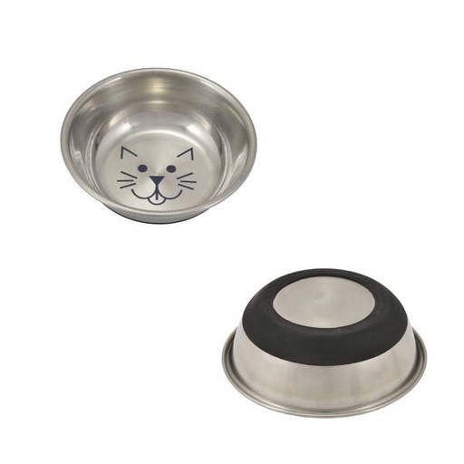 [305I-SM/GA75069] COMEDERO INOX HAPPY CAT 350ml