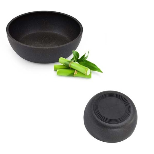 [305I-SW/PE75140] COMEDERO BAMBU NEGRO 550ml