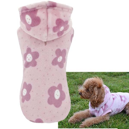 [305X-PL/PE53269] _SUDADERA CON CAPUCHA JULIETTE ROSA 30CM