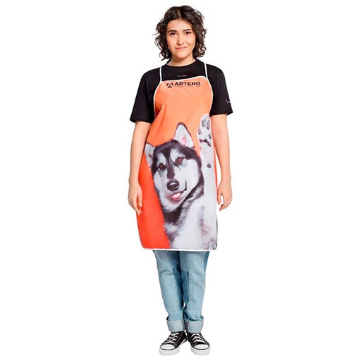 [W413] ARTERO DELANTAL DOGGY NARANJA