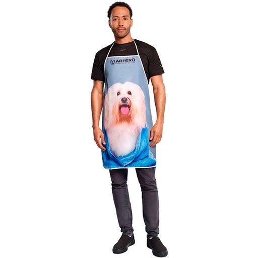 [W415] ARTERO DELANTAL DOGGY GRIS