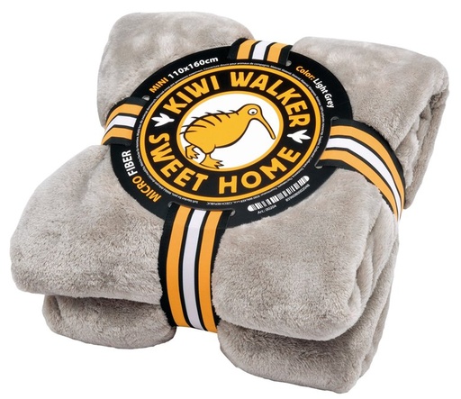 [KW00205] SWEET HOME Blanket Light Gris MAXI 