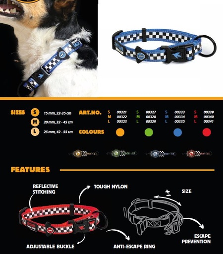 [KW00321] RACING KIWI COLLAR Naranja (Talla: S)