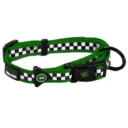 [KW00328] RACING DOG COLLAR Verde (Talla: M)