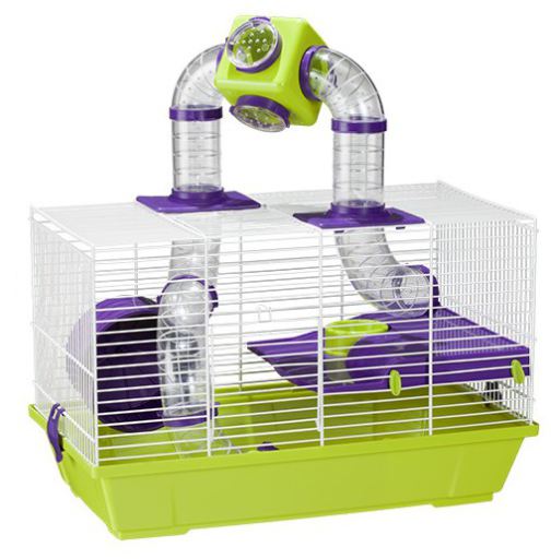 [1967] JAULA HAMSTER 967 TUBOS + CUBO