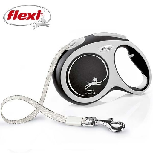 [209946005008] FLEXI COMFORT L "Cinta" 5m Negro