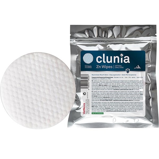 [VN-1134] CLUNIA Zn Wipes 10 Toallitas