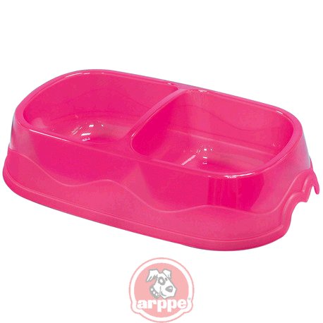 [1550010600] COMEDERO DOBLE GATO 250 ML.X2