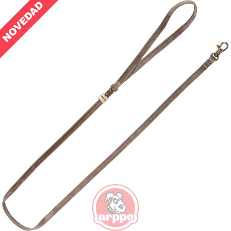 [195581010016] CORREA TERCIOPELO BAVIERA COLOR BEIGE