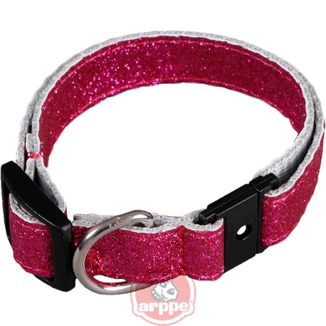 [195801525023] COLLAR GATO REGULABLE NYLON KIRA FUCSIA