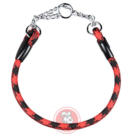 [4022014580] COLLAR EDUC. NYLON RED. RJ/NG