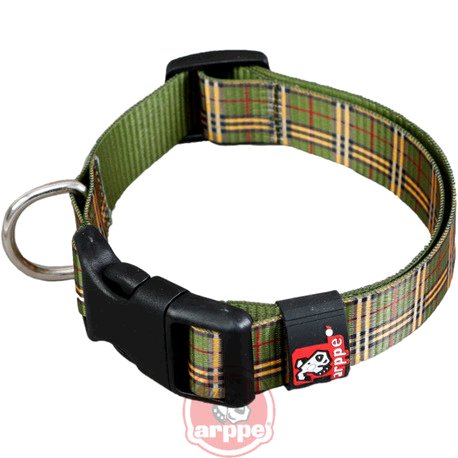 [195523060539] COLLAR REGULABLE NYLON SCOOT ESCOCES VERDE