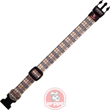 [195522545523] COLLAR REGULABLE NYLON SCOOT ESCOCES BEIGE