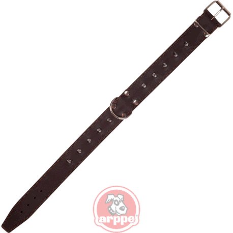 [2125015004] COLLAR FORNI. CUERO CROMO MRR