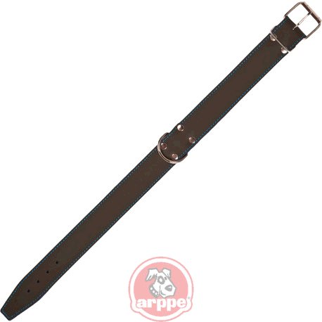 [195454065157] COLLAR CUERO FELT ORINOCO VOS/AZ