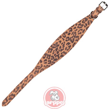 [218206050506] COLLAR GALGO PIEL LEOPARDO