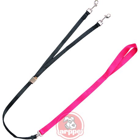[4076011509] CORREA ADAPT DOS PERROS NYLON RJ/NG
