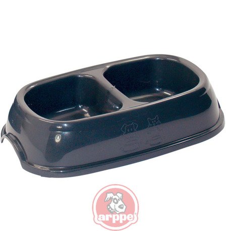 [1520011000] COMEDERO DOBLE ANTIDESLIZANTE 400 ML.X2