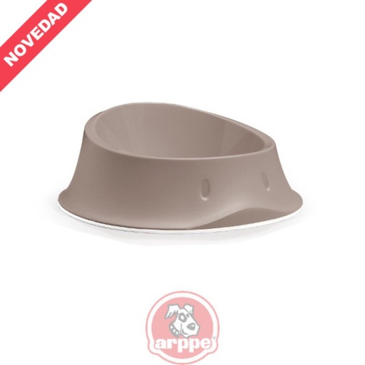 [1528003508] COMEDERO PLASTICO ANTI. CHIC 0,35L GRIS