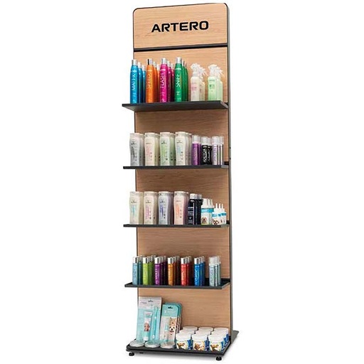 [Y440] _ARTERO EXPOSITOR VERTICAL COSMETICA COMPLETO