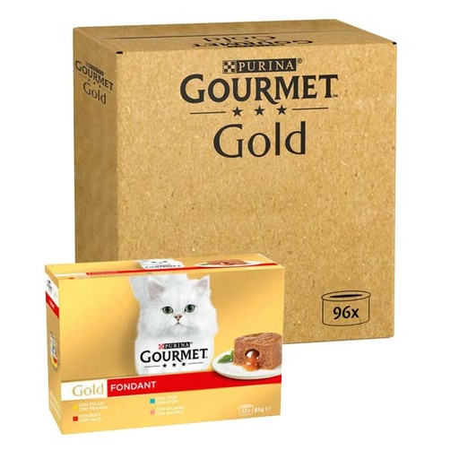 [12565545x8] GOURMET GOLD Fondant Variados 8x(12x85gr)