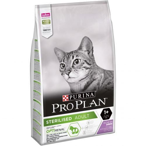 [12524323] PROPLAN Gato STERILISED Pavo 10kg