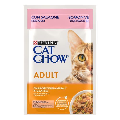[12527741] WET CAT CHOW ADULT Salmon 26x85gr