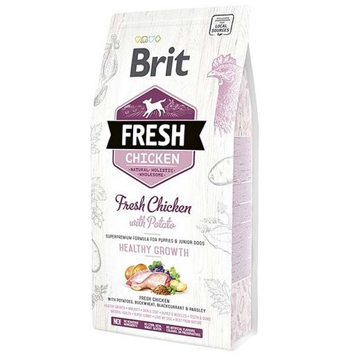 [BR0101] Brit Fresh Pollo con patata PUPPY 12kg