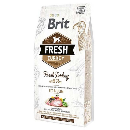 [BR0109] Brit Fresh Pavo con guisantes LIGHT FIT & SLIM 12kg