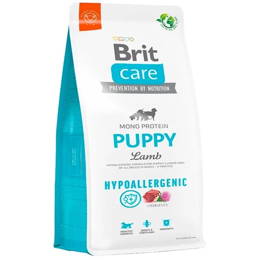 [BR0120] Brit Care Dog Hypoallergenic Puppy Cordero 12kg