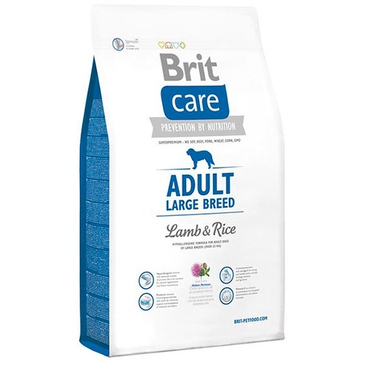 [BR0131] Brit Care Dog Hypoallergenic Adult Large Cordero 3kg