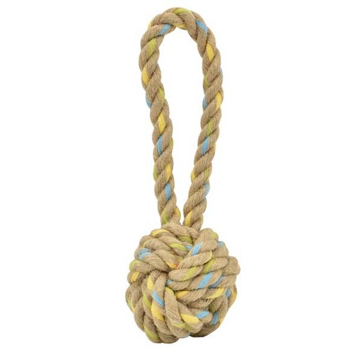 [305X-ZZ/PE80605] PELOTA CON TIRADOR CAÑAMO (UMV 3uds.)