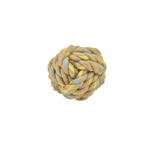 [305X-ZZ/PE80604] PELOTA CUERDA DENTAL CAÑAMO 7cm (UMV 3uds.)