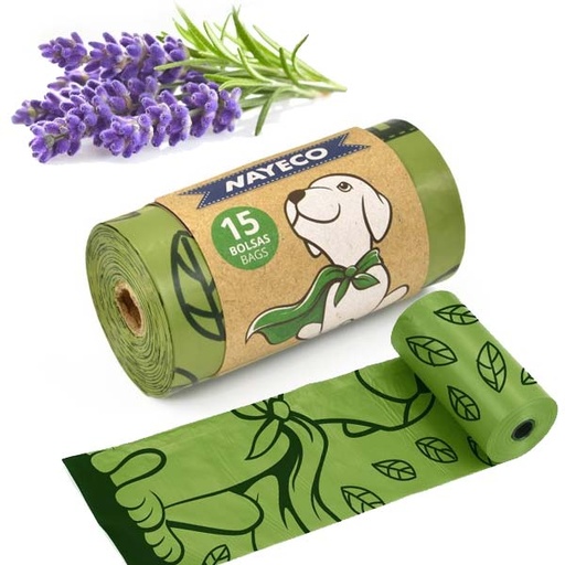 [305X-AL/PE92007] ROLLO BOLSAS HIGIENCIAS LAVANDA 15 BOLSAS (UMV 20uds)