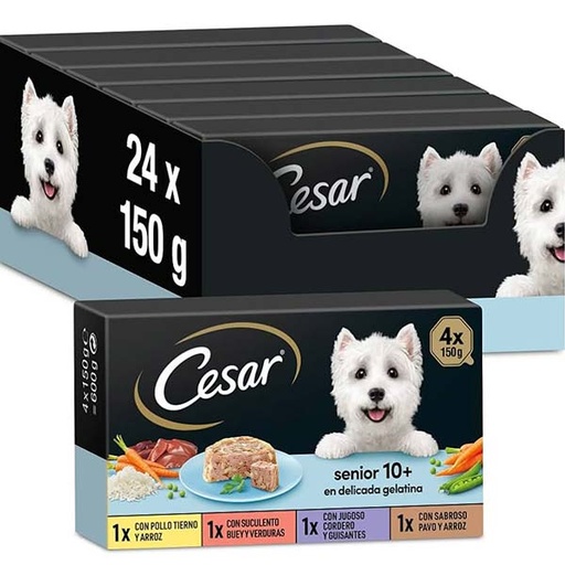 [279215] CESAR MULTIPACK SENIOR 6x(4x150gr)