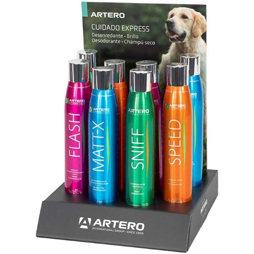 [H747] _ARTERO EXPOSITOR SPRAYS 8 UDS