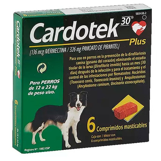 [141342] CARDOTEK 30 PLUS 136, 6 comp