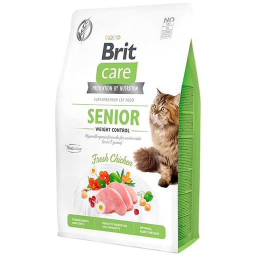 [BR0296] Brit CARE Cat GF Senior Weight Control 2kg