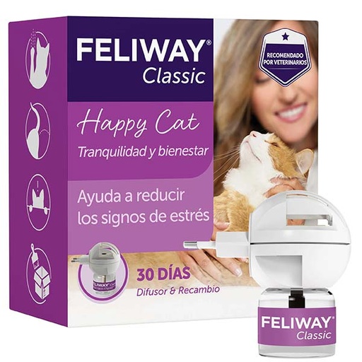 [C23832Q] FELIWAY CLASSIC (Difusor + Recambio) 48ml 1mes