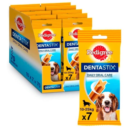[103986] DENTASTIX 7Stix MEDIANAS 10x180gr