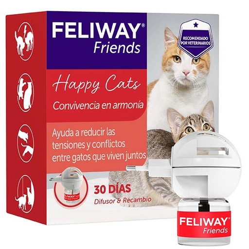 [D89412E] FELIWAY FRIENDS (Difusor + Recambio) 48ml 1mes