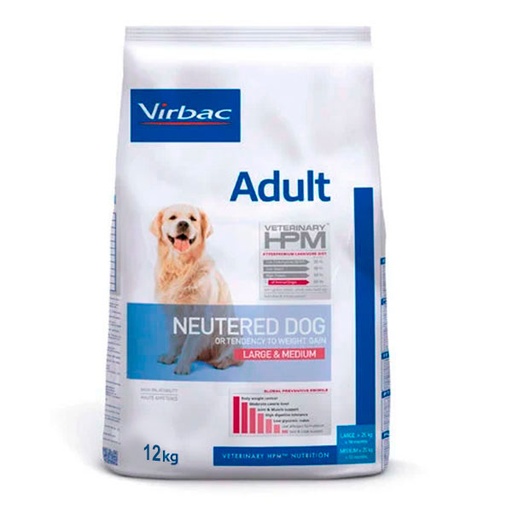 [AD360043] ADULT NEUTERED DOG LARGE&MEDIUM 12 KG HPM