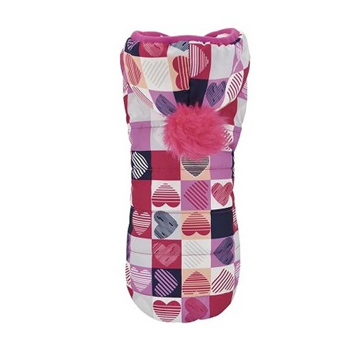 [305X-PL/PE53295] CHAQUETA CON CAPUCHA LOVE SQUARE 40CM
