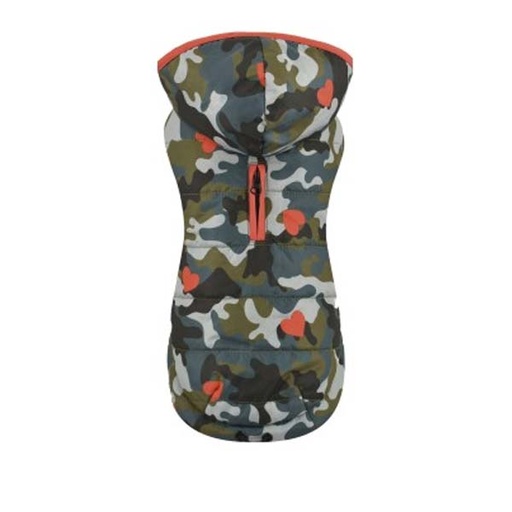 [305X-PL/PE53516] CHAQUETA CON CAPUCHA ARMY 20CM