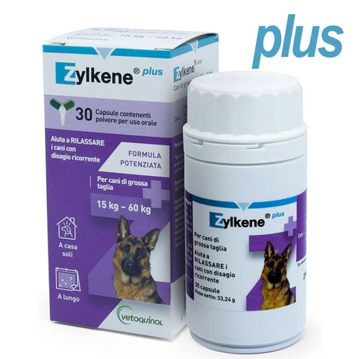 [464585] Zylkene PLUS 15-60kg 450mg 30 capsulas