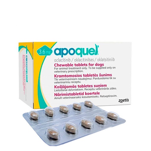 [PF10023950] APOQUEL MASTICABLE 3.6MG 20CPD