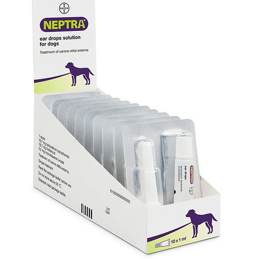 [E87054039] NEPTRA GOTAS OTICAS 10x1ML