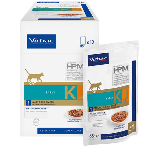 [AC363014] HPM WET CAT KJ1 EARLY KIDNEY&JOINT SALSA 12x85gr