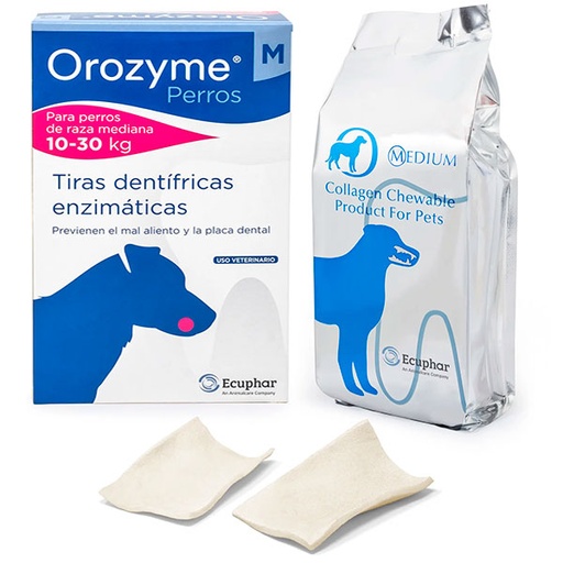 [ECSE506062] OROZYME TIRAS DENTRIFICAS M 12tiras 10-30KG